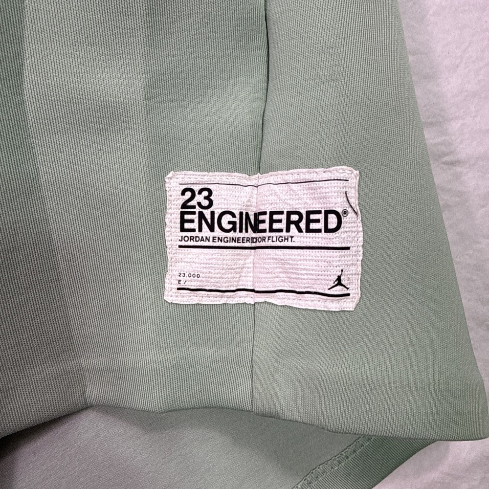 Jordan 23 Engineered Gray 3XL Men's 1/4 Zip Hoodie Logo Pockets Standard Fit - Picture 5 of 11
